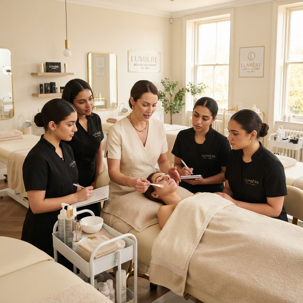 Schulung in der LUX Beauty Akademie in Hamburg
