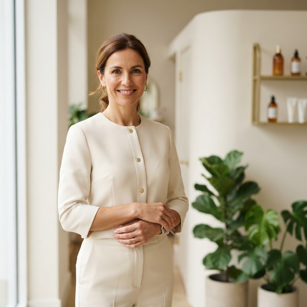 Valerii, Gründerin und Kosmetik-Expertin von LUX Beauty Hamburg